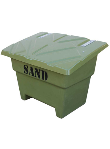 Sandbehållare och gatusandlåda på 350 liter för halkbekämpning