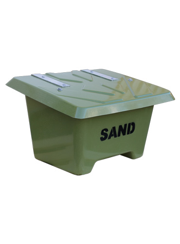 Sandbehållare och gatusandlåda på 65 liter för halkbekämpning
